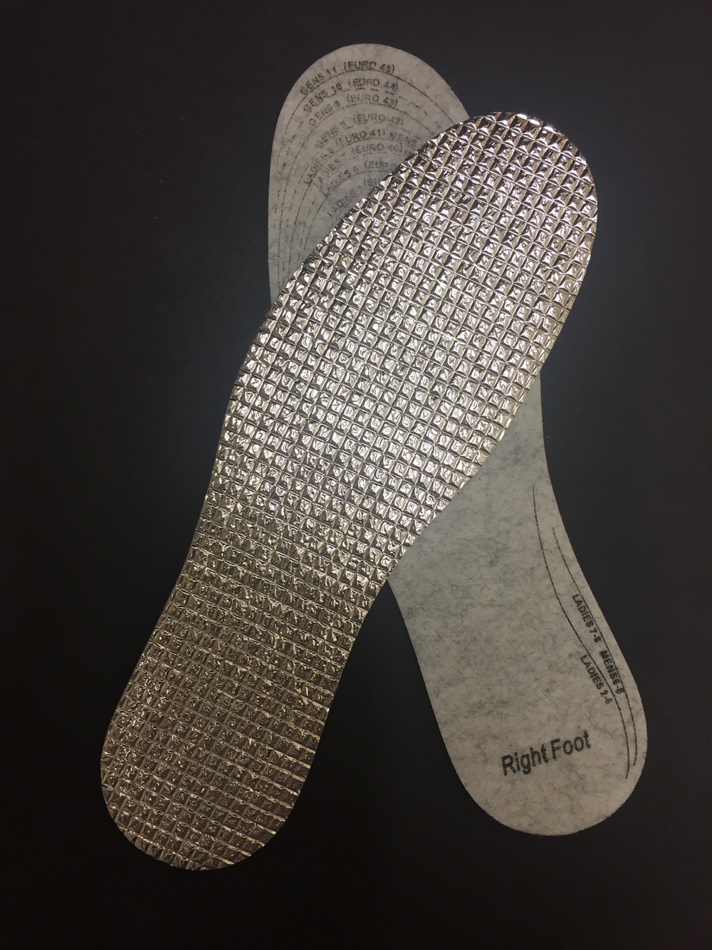 Reflective Foil Insoles